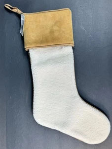 RALPH LAUREN HARDING Weihnachtsstrumpf MADE WITH REAL SHERPA - Bild 1 von 10