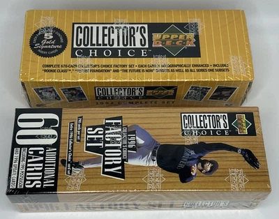 🔥 1994 & 1996 Upper Deck Collector’s Choice Baseball Factory Sealed Set Lot-rp - Image 1 of 4