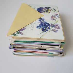 Hallmark Greeting Cards (60) 2 Lbs Occasions Bday Holidays Humor Sympathy Unused - Picture 1 of 13