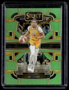 2024 SELECT WNBA LIME GREEN /75 ZIA COOKE SPARKS - Picture 1 of 1