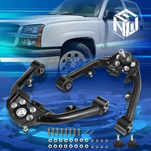 2"-4" Lift Front Upper Control Arms for 1999-2007 Silverado Sierra 1500 Black - Picture 1 of 6