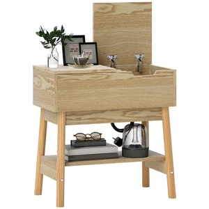 HOMCOM Tavolino da Salotto in Stile Boho con 2 Ripiani in MDF color Legno - Foto 1 di 10