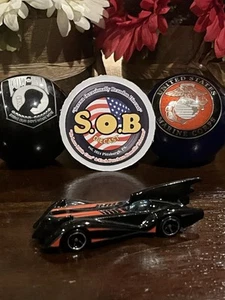 Hot Wheels Batman City Batmobile Black Diecast 1:64 USED NM Condition - Picture 1 of 10
