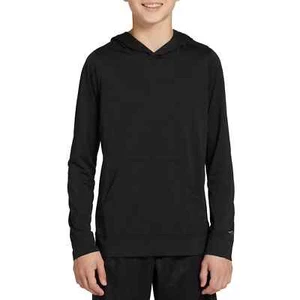 DSG Boys' Lightweight Hoodie, Black, L - Picture 1 of 4