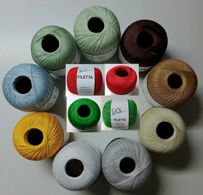 Häkelgarn Filetta von ONline 100g Knäuel 100% Baumwolle häkeln stricken