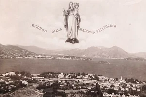 Cartolina - Oltrefiume di Baveno - Ricordo della Madonna Pellegrina - 1955 - Foto 1 di 2