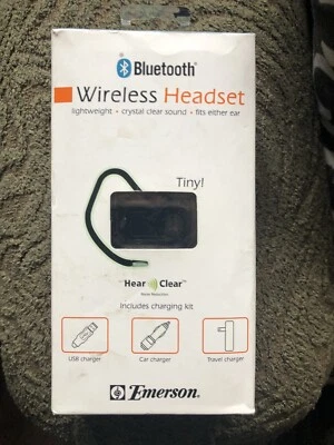 Auriculares inalámbricos Bluetooth Emerson 2007 nunca usados... Foto 1 de 3