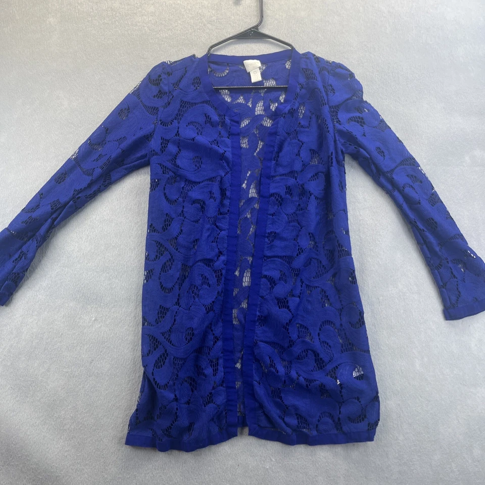 Chaqueta plumero de encaje Chicos azul real talla 0 / pequeña EE. UU. Foto 1 de 4