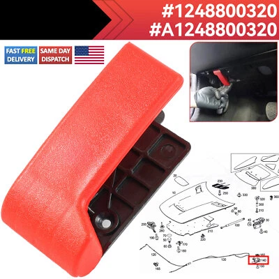 Fit For Mercedes Benz Hood Release Pull Handle Interior Car Dashboard 1248800320 Foto 1 de 4