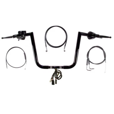 Manillar Jarhead 1996-2006 Harley-Davidson Softail 1996-2006 1/4" negro 12" Foto 1 de 4