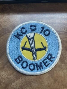Vtg USAF 70s KC 10 BOOMER Patch 3" Tanker AREFS Refueling Squadron Iron On - Picture 1 of 4