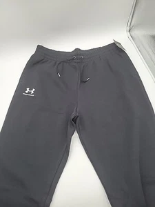 Trousers women Under Armour Essential Fleece Joggers 1373034001 Black XL - Picture 1 of 16