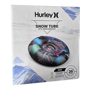 Trineo de nieve inflable tubo de nieve Hurley 36"" con asas de agarre para niños - Imagen 1 de 3