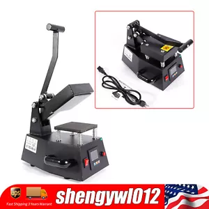 110V Digitale Hitze Presse Maschine Zum Selbermachen Presse Einzelheizung Kleine Größe Material 600W - Bild 1 von 19
