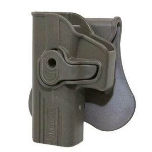 Amomax Retention Left Handed Holster G-Series 17/22/31 FDE Airsoft #AM-GAGLF - Picture 1 of 3