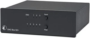 Pro-Ject DAC Box S2+ convertitore D/A 68kHz/32 bit e DSD256 tramite USB nero - Foto 1 di 1