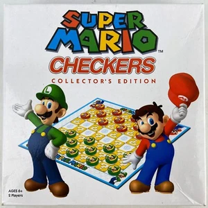 Super Mario Checkers Collector’s Edition Nintendo USAopoly 2012 New Sealed - Picture 1 of 3