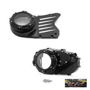 Aluminum Clear Lock Up Clutch Cover & Stator Cover for Yamaha Banshee 350 87-06 - Picture 1 of 18