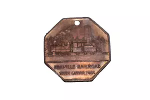 Vintage Edaville Railroad, South Carver, MASS Coin Pendant - Picture 1 of 2