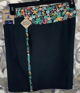 Chubbies Men's Stretch Swim Trunks 6" The Bloomerangs Black Size 40 -New - Picture 1 of 9