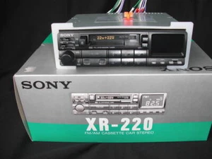 SONY Cassette Deck Cassette Tape Car Stereo XR-220 Sony used FM/AM 　 - Picture 1 of 9