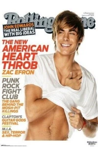 2007 ZAC EFRON POSTER ROLLING STONE MAGAZIN COVER 22x27 NEU KOSTENLOSER VERSAND - Bild 1 von 1