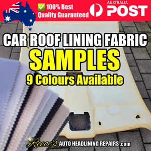 CAR HEADLINER FABRIC SAMPLES (Roof Lining Material) Headlining - Picture 1 of 10