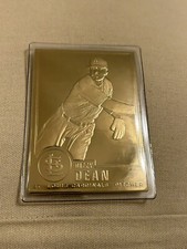 1996 Danbury Mint 22KT Gold Baseball card Dizzy Dean Cardinals