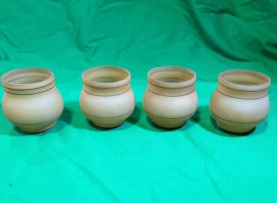 LUZES DE TETO VINTAGE GLOBOS 4 Art Deco vidro fosco rosa - Imagem 1 de 4