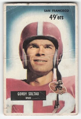Gordy Soltau 1955 Bowman #66 San Francisco 49ers Pr-Fr - Image 1 of 2