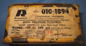 Parte antigua, vintage ~ Ranco 010-1894 ~ control de alta presión - Imagen 1 de 2