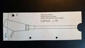 Lenco L75/L78 Adjusting Gauge - Stylus Adjusting Gauge