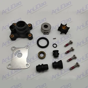 For Water Pump Impeller Repair Kit for Johnson Evinrude 9.9 15HP Outboard 394711 - Picture 1 of 12