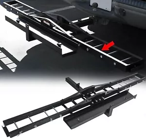 Motorcycle Dirtbike Carrier Tilt Hitch Mount Rack For 2023 2024 Ranger - Picture 1 of 9