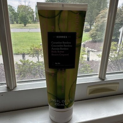 1 x Korres PEPINO BAMBÚ leche corporal 6,76 fl oz SELLADO Foto 1 de 4
