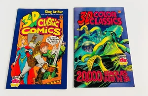 Wendys Kids Meal 3D Color Classic Comics King Arthur and 20,000 Leagues 1994 Lot - Picture 1 of 5