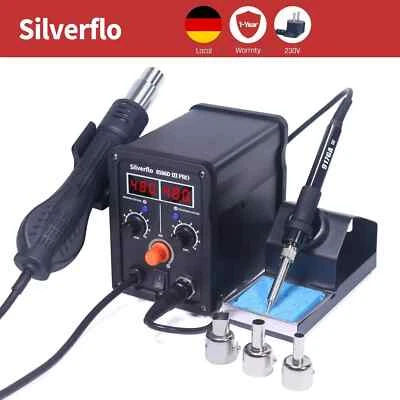 Stazione saldante 2 IN 1 780W aria calda saldatore dissaldante saldatore dissaldante - Immagine 1 di 4