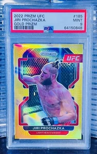 Jiri Prochazka 2022 Panini Prizm UFC Gold Prizm 10/10 Light Heavyweight PSA 9 🔥 - Picture 1 of 6