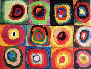 KANDINSKY - PINTURA AL ÓLEO GENUINA (después) INVIERTE $ en Wassilly Kandinsky ARTE RARO - Imagen 1 de 1