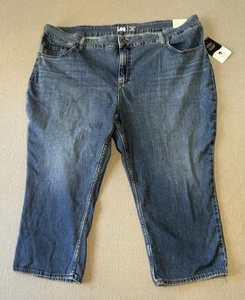 Lee Women's Regular Fit Capri Seattle Fog Mid-Rise Size 26 WM NWT - Picture 1 of 9