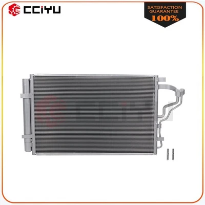 AC Aluminum Condenser For 14-16 Hyundai Elantra 14 GT 16-17 Coupe Fits 4519 - Image 1 of 4