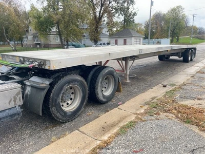 2022 East Manufacturing 48' Flatbed Aluminum T/A Trailer Super Single bidadoo - Image 1 of 4