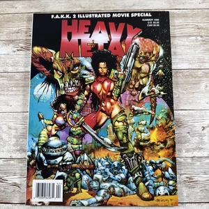 Heavy Metal Summer 1999 FAKK2 Movie Special VF+ Julie Strain Cover Sci Fi - Picture 1 of 15