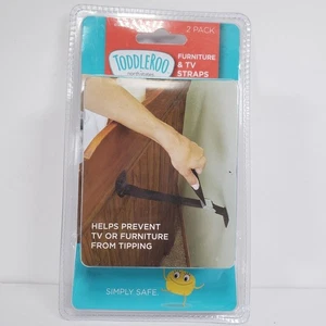 Paquete de 2 correas para muebles y TV Toddloo Northstates a prueba de niños para bebés nuevas en caja - Imagen 1 de 3