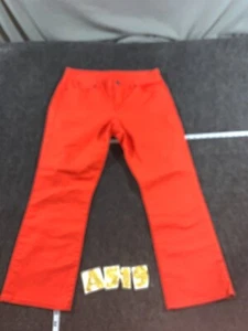 TALBOTS SIGNATURE CROP FLARE JEANS DONNA TAGLIA 8/29 ROSSO DENIM BLU JEANS - Foto 1 di 11