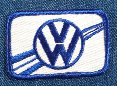 NOS 70s Original Vintage VW Volkswagen 3" Patch Auto Bug Van German Authentic - Image 1 of 3
