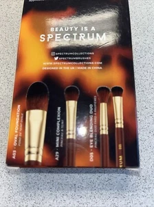 NEW Spectrum 3 Piece Make-Up Brush Set - Eye, Foundation & Blush Factory Sealed - Picture 1 of 3