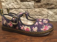 dr martens floral mary janes