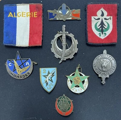 LOT D’INSIGNES D’UN ANCIEN D’AFN TIRAILLEURS MAROCAINS  - Photo 1/2