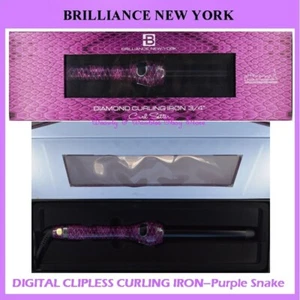 ❤️⭐NEW Brilliance New York😍🔥👍 3/4" DIAMOND CURLING IRONS💎💋3 Color Varieties - Picture 1 of 16